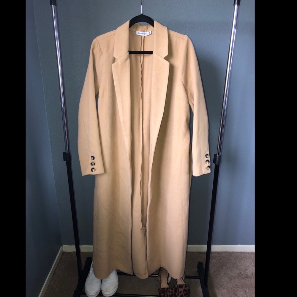 Long pea coat - just Fab